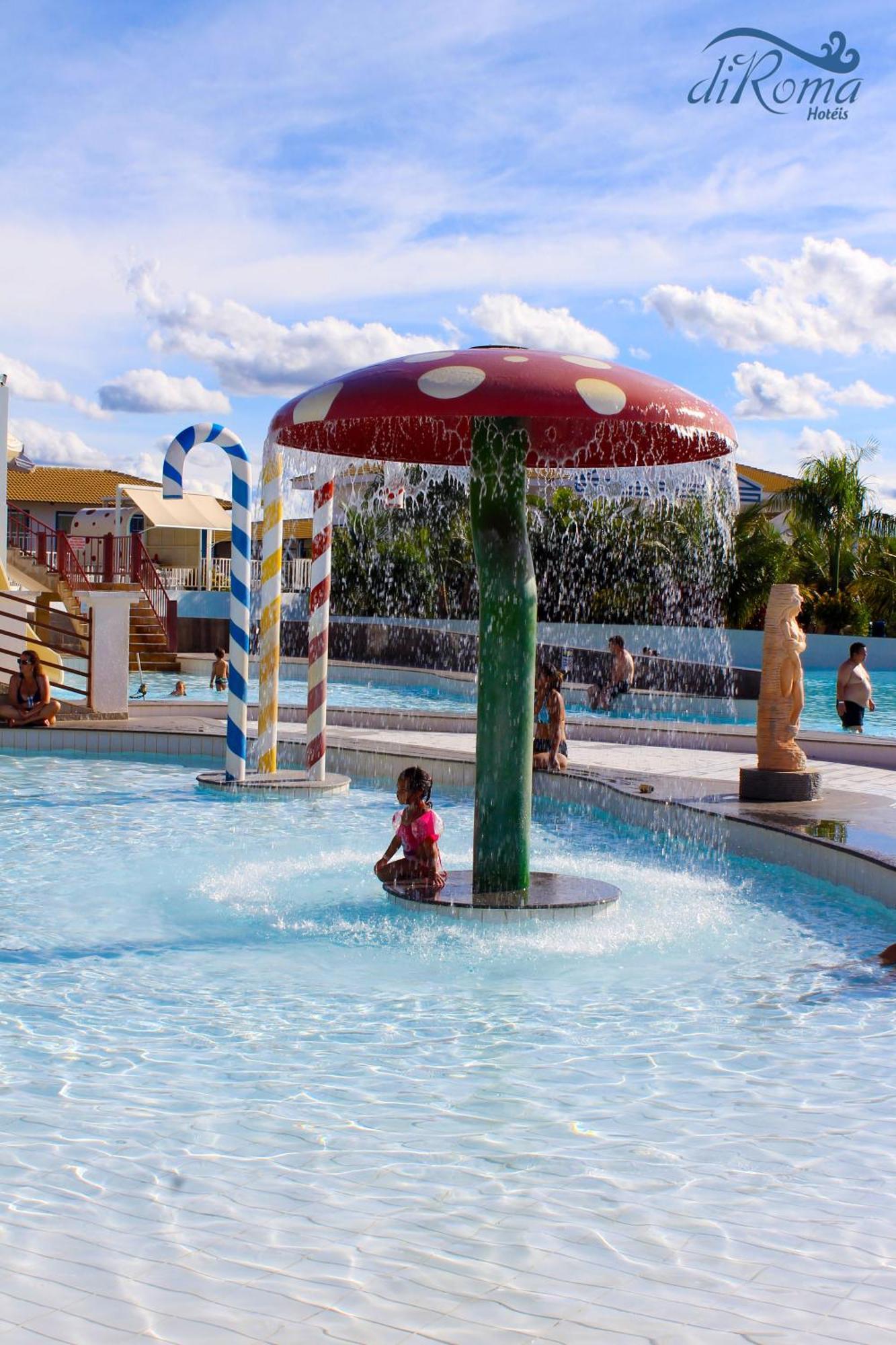 Di Roma Lacqua Caldas Novas Park 24H, Com Roupas De Cama E Banho Ngoại thất bức ảnh
